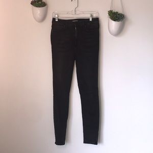 Forever 21 super high rise black jeggings